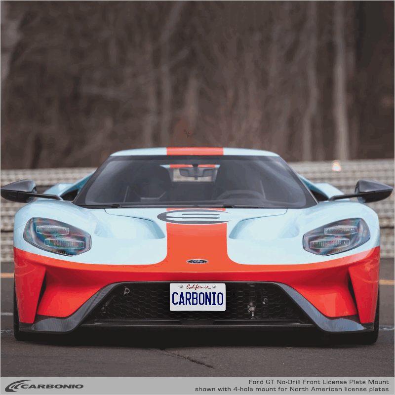 Ford GT (2017-2022) No Drill License Plate Mount
