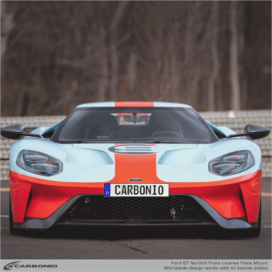 Soporte De Matrícula Sin Taladrar Ford Mustang GTD (2026+)