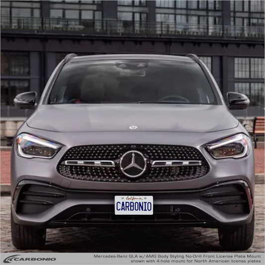 Mercedes-AMG GLA (2021-2026) Soporte Delantero de Matrícula Sin Taladrar