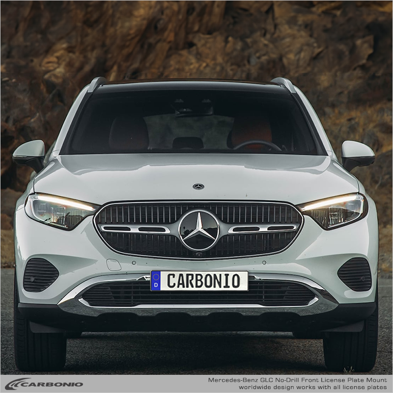 Mercedes-Benz GLC No-Drill Front License Plate Mount