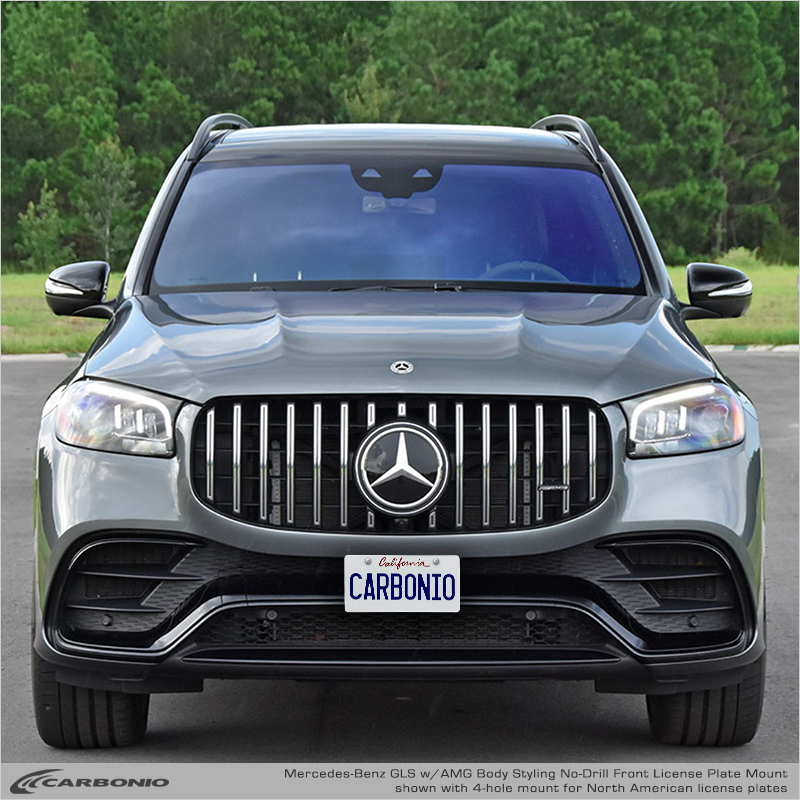 Mercedes-Benz GLS (2020-2026) No-Drill Front License Plate Mount