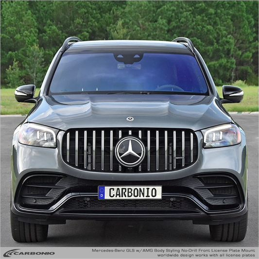 Mercedes-Benz GLS (2020-2026) Soporte Frontal para Placa de Matrícula Sin Taladrar