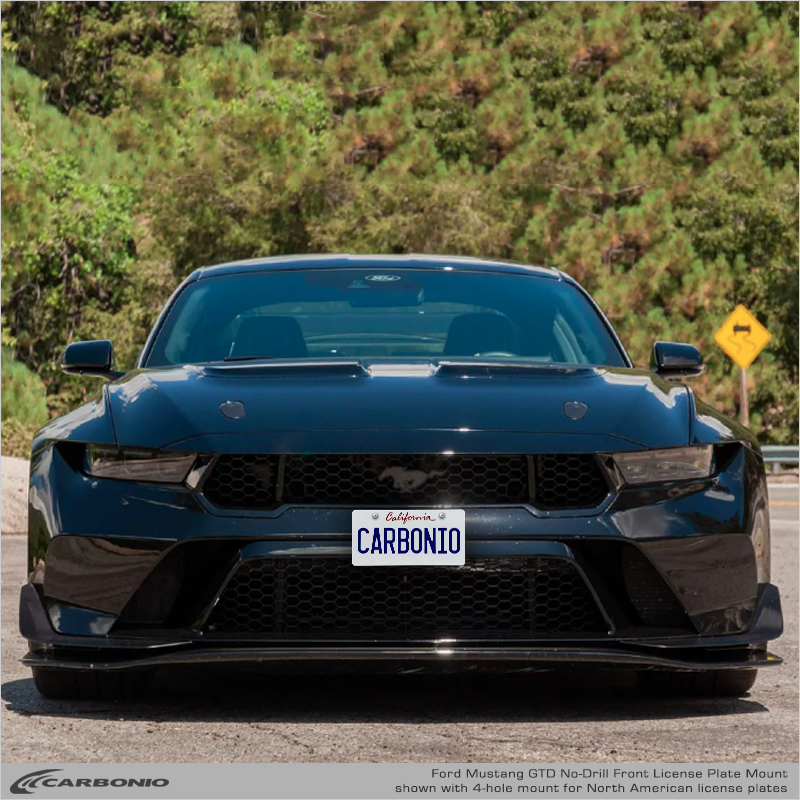 Soporte De Matrícula Sin Taladrar Ford Mustang GTD (2026+)
