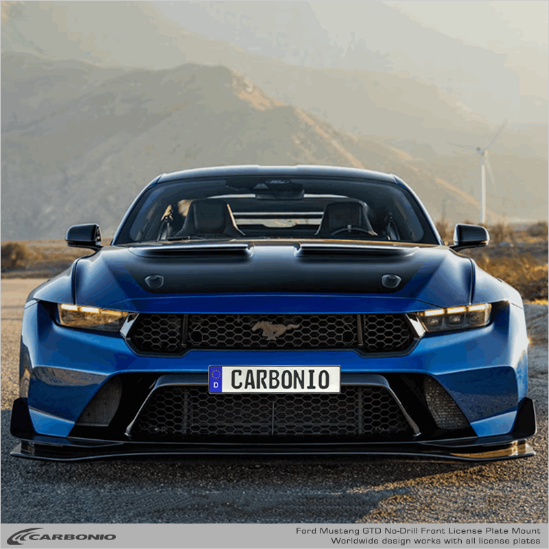 Ford Mustang GTD (2026-2027) Soporte para matrícula sin taladro