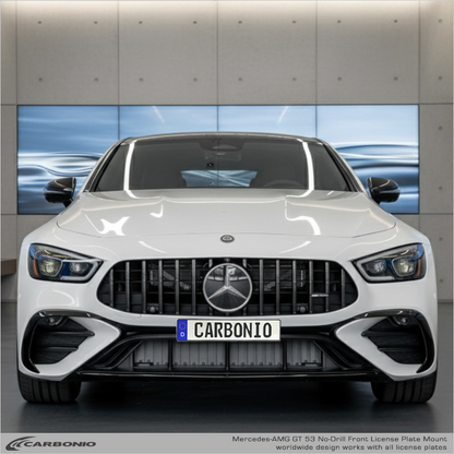 Mercedes-AMG GT Sedan (2024-2026) No-Drill Front License Plate Mount