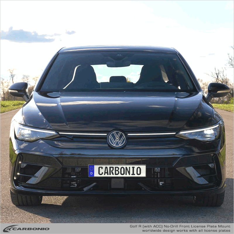 VW Golf R (2025-2026) No-Drill Front License Plate Mount