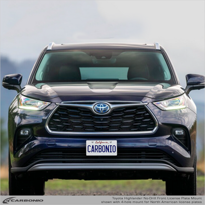 No drill license plate bracket No drill license plate bracket