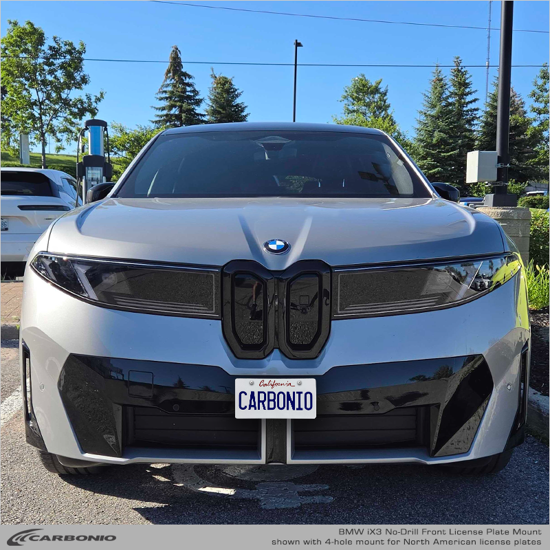 BMW X1 (2015-2026) Vorderer Kennzeichenhalter ohne Bohren