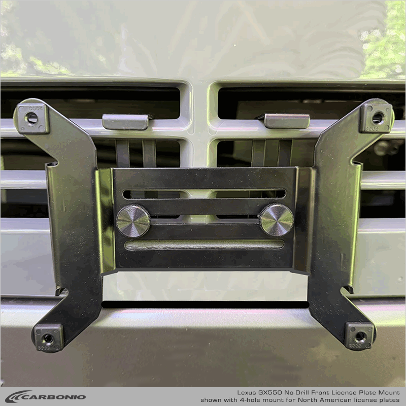 Lexus GX550 (2024-2026) Support de Plaque d'Immatriculation Avant Sans Perçage