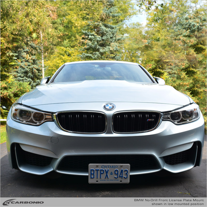 BMW M3 (2000-2019) E46, E90, F80 No-Drill Front License Plate Mount