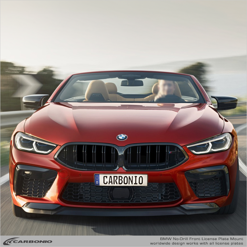 BMW M8 No-Drill Front License Plate Mount