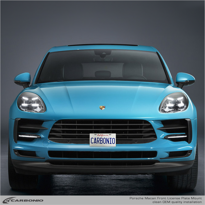 MACANさん Porsche Macan (2019-2021) No-Drill Front License Plate Mount