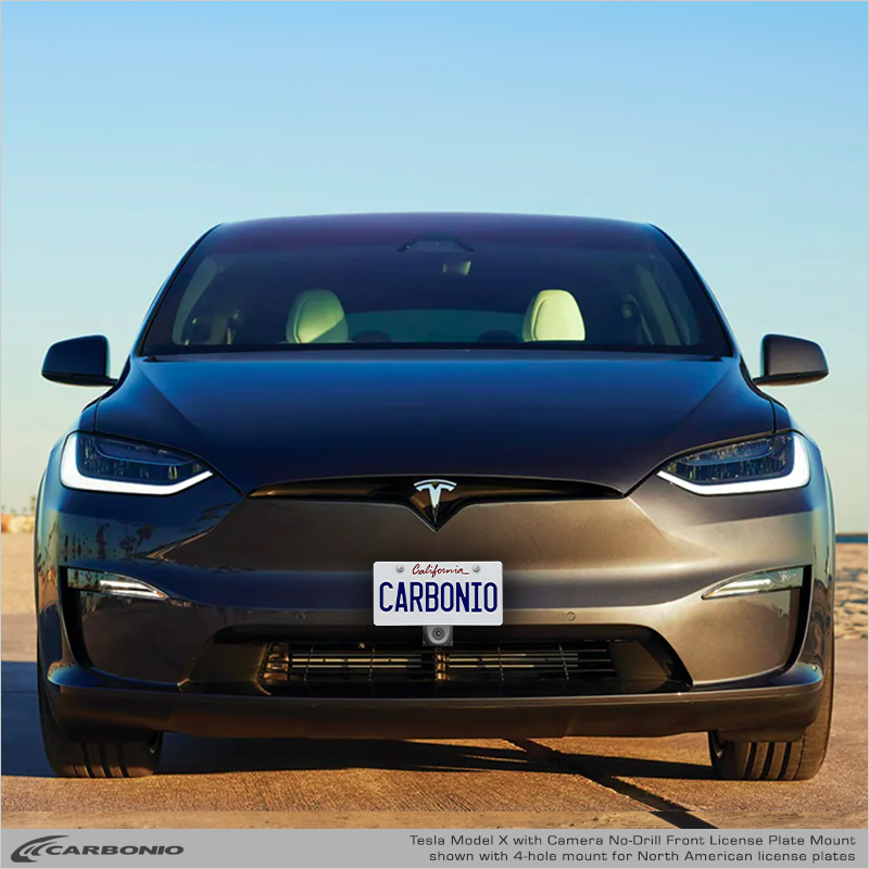 Soporte de matrícula sin taladrar para Tesla Model X (2022-2026)