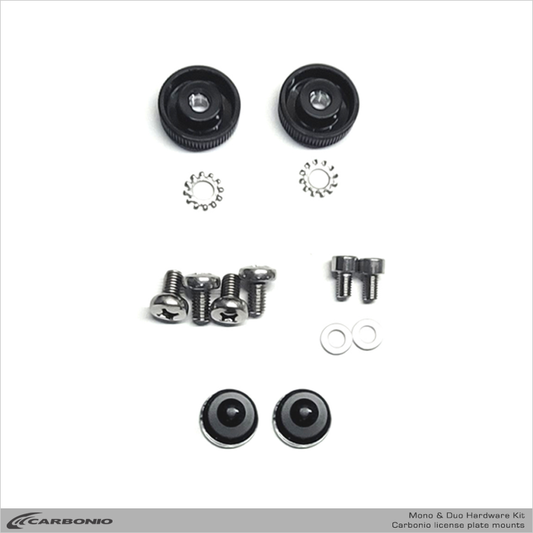 Hardware Kit for all Adhesive Mounted License Plate Mounts (Mono & Duo)