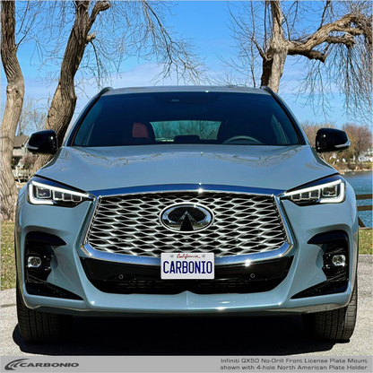 Infiniti QX50 / QX55 (2019-2026) Soporte para placa de matrícula sin taladrar