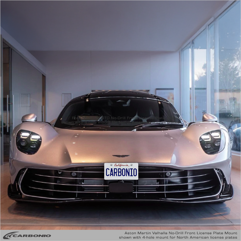 Aston Martin Valhalla (2026+) Front-Kennzeichenhalter ohne Bohren