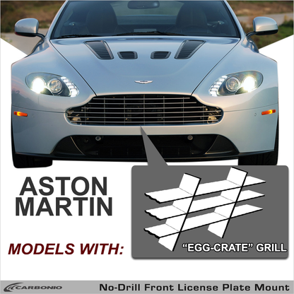 Aston Martin (Other Models) No-Drill Front License Plate Mount