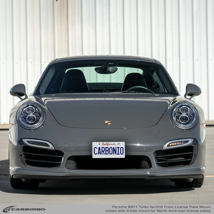 Porsche 911 Turbo & Turbo S (991.1 body 2014-2016) No-Drill Front License Plate Mount