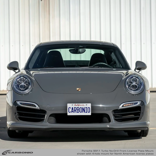 Porsche 911 Turbo & Turbo S (991.1 body 2014-2016) No-Drill Front License Plate Mount