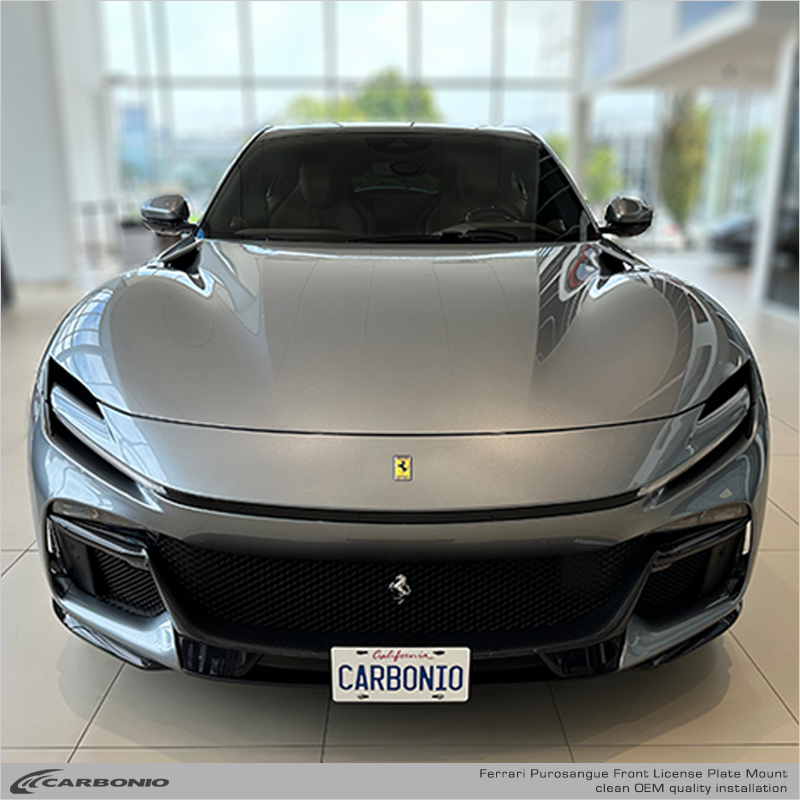 Ferrari Purosangue (2023-2027) No-Drill Front License Plate Mount