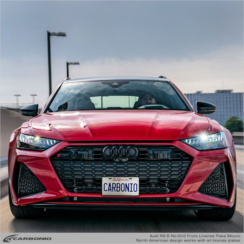 Audi RS6 (2020-2026) No-Drill Front License Plate Mount