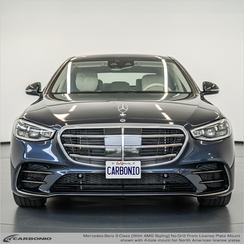 Mercedes-Benz S-Class (2021-2026) No-Drill Front License Plate Mount