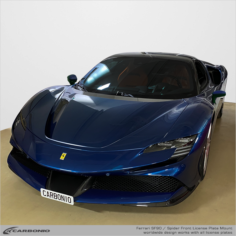 Ferrari SF90 Stradale, Spider & XX (2020-2025) No Drill License Ferrari SF90 Stradale, Spider & XX (2020-2025) No Drill License