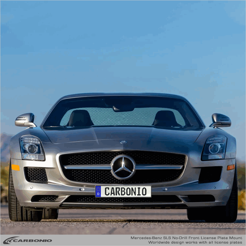 Mercedes-Benz SLS AMG (2010-2015) No-Drill License Plate Mount