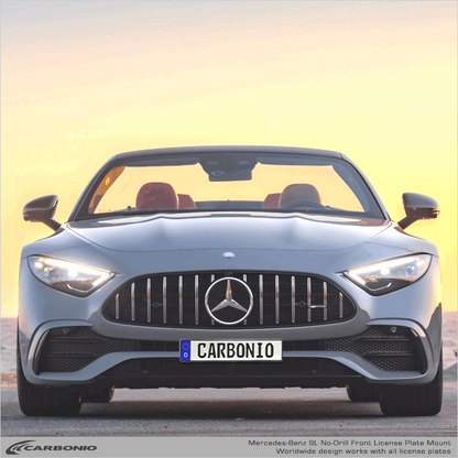 Mercedes-Benz SL (2022-2026) No-Drill Front License Plate Mount