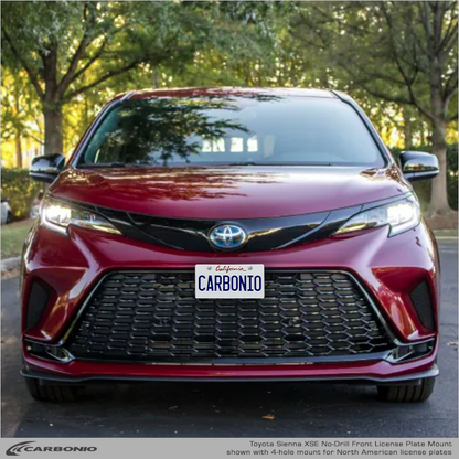 Toyota Sienna XSE (2021-2026) No-Drill Front License Plate Mount