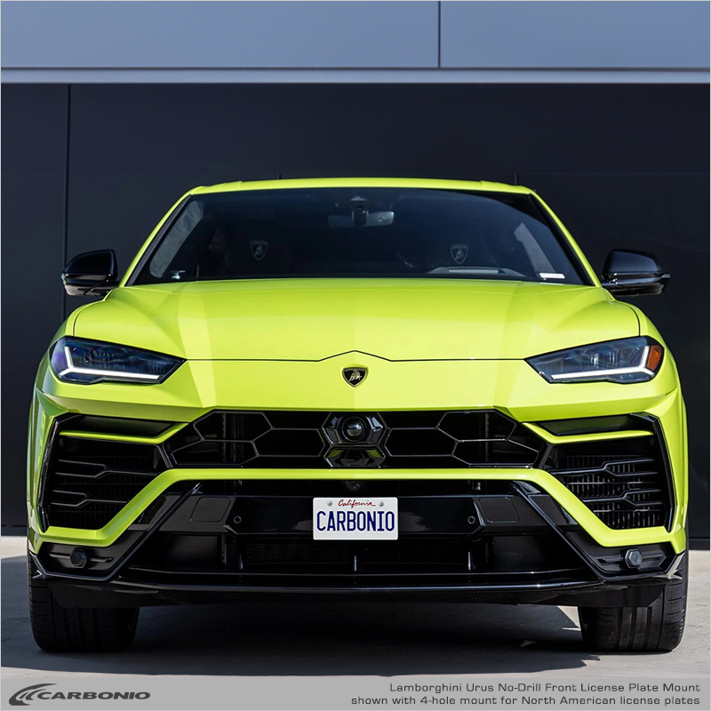 Lamborghini Urus No Drill License Plate Mount – Carbonio
