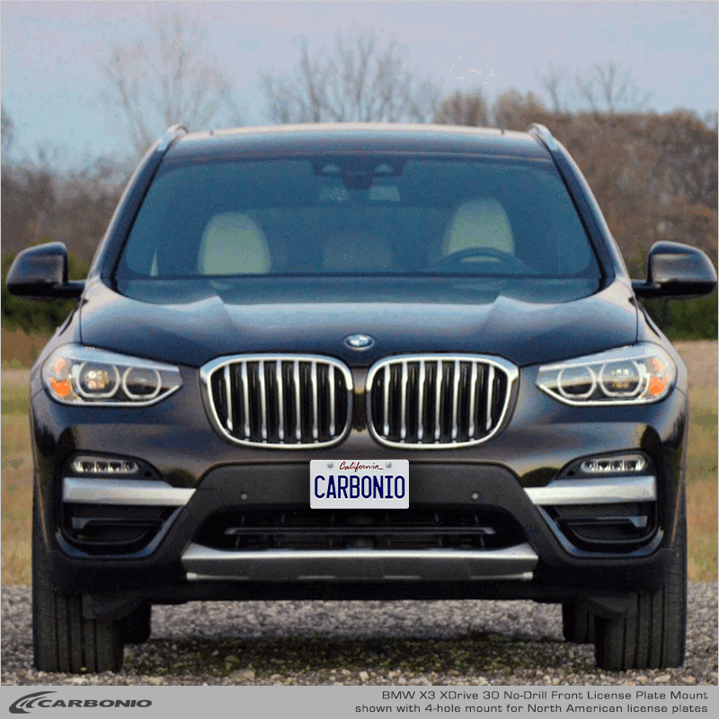 BMW X3 (2018-2021) Soporte Frontal para Matrícula Sin Taladrar