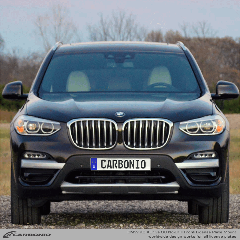 BMW X3 (2018-2021) Soporte Frontal para Matrícula Sin Taladrar
