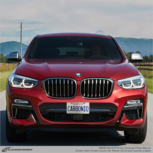 BMW X4 No-Drill Front License Plate Mount