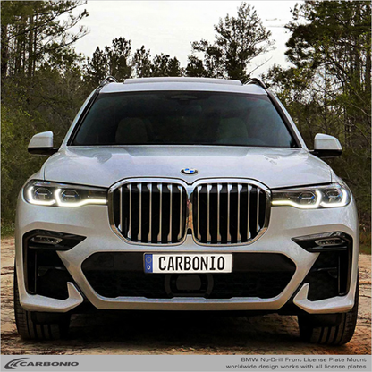 BMW X7 No-Drill Front License Plate Mount