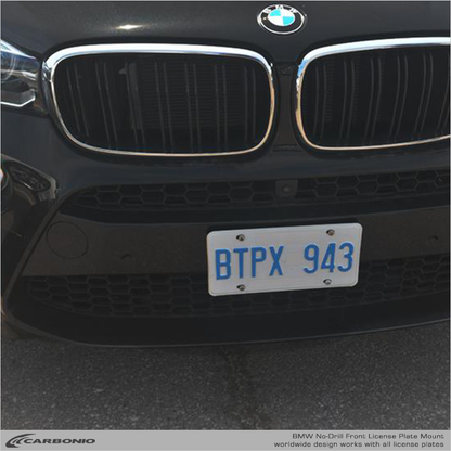 BMW X Series M  (X3 M, X4 M, X5 M, X6 M) No-Drill Front License Plate Mount